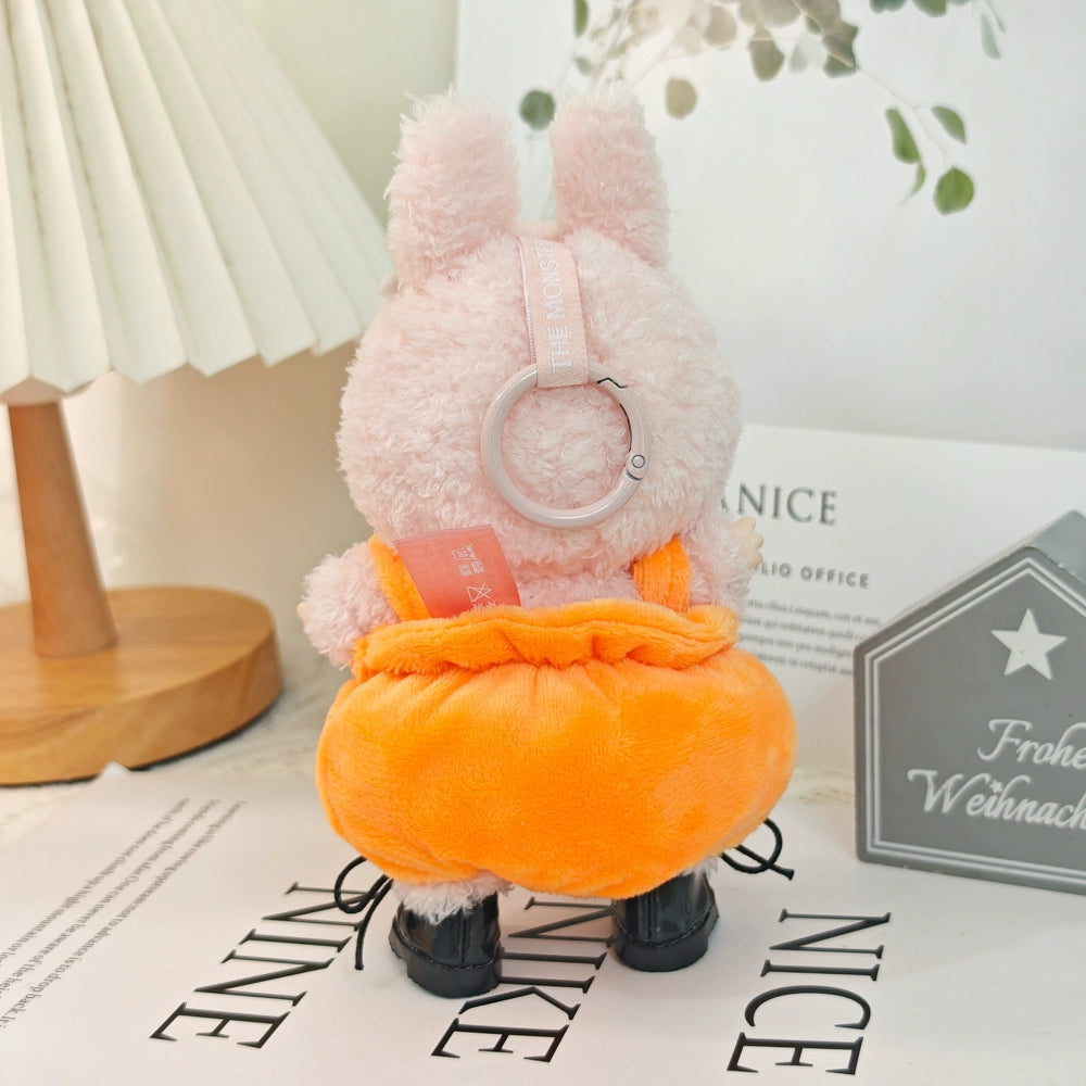 POP MART Labubu Halloween Pumpkin Outfit - Vinyl Doll Costume for Spooky Party