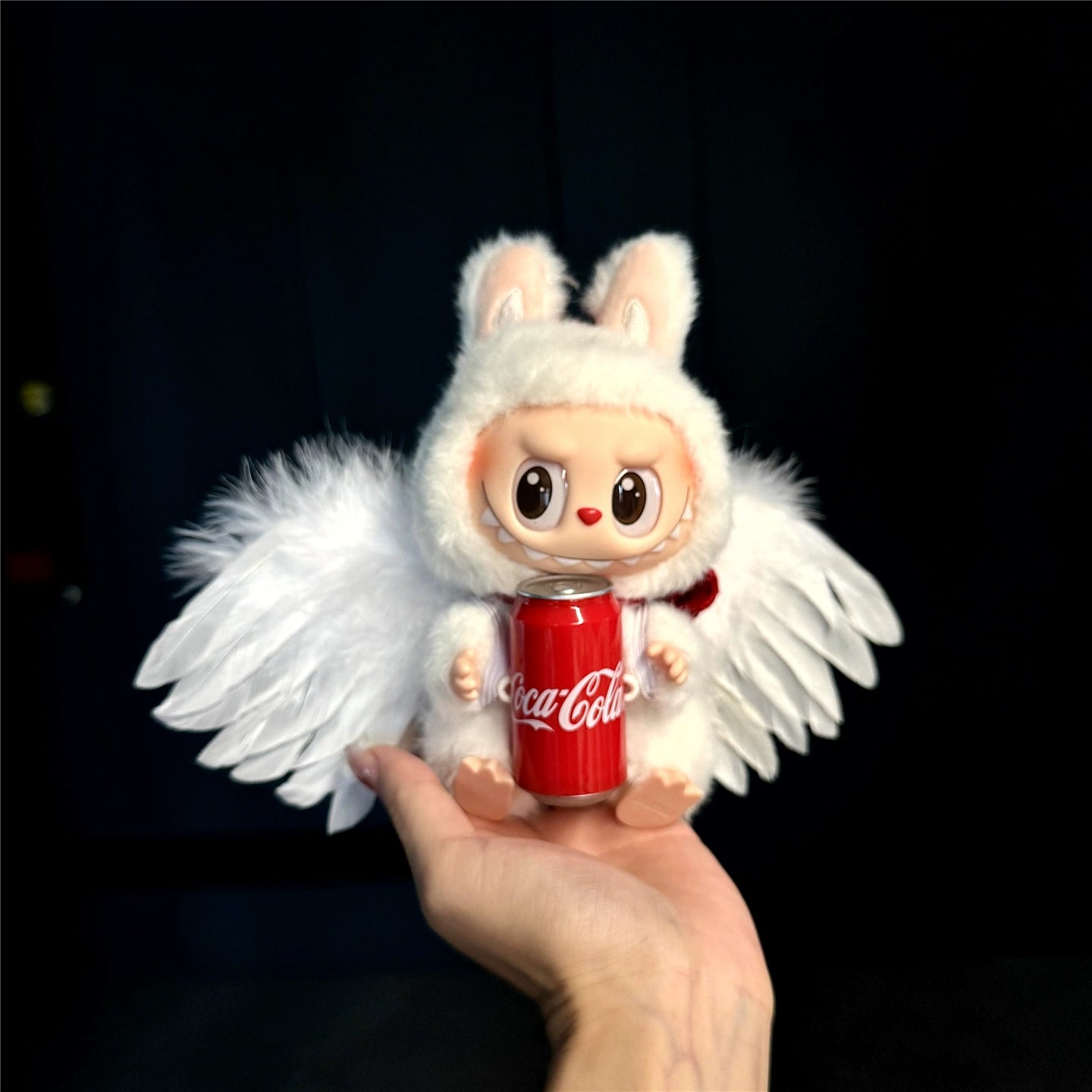 17cm Labubu Birthday Lamb Outfit - Handmade Costume for Series 1/2/3 Vinyl Doll Clothes