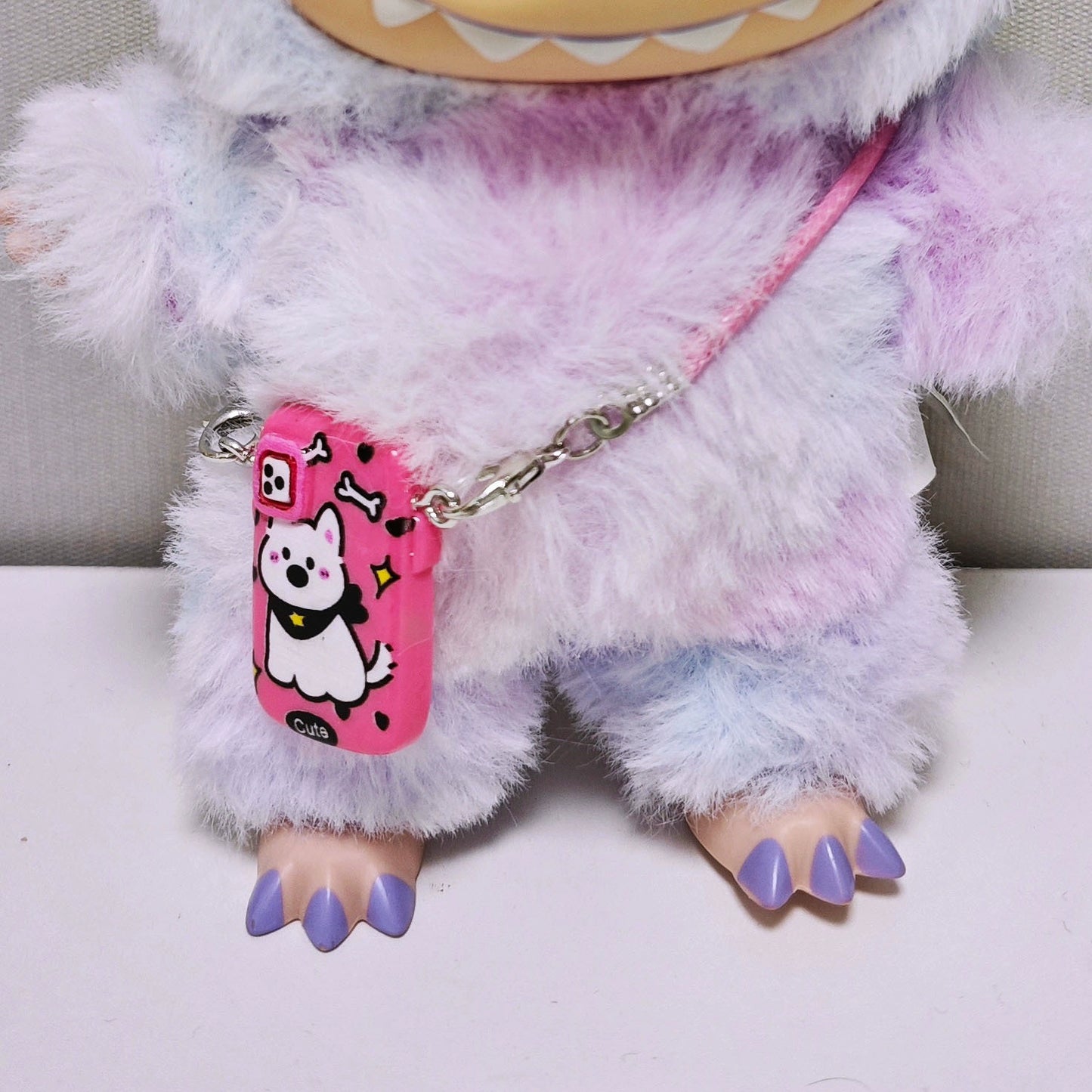 NEW Labubu Camera Keychain - 5cm Vinyl Phone Strap Fits Gen1/2/3 Doll (No Doll)