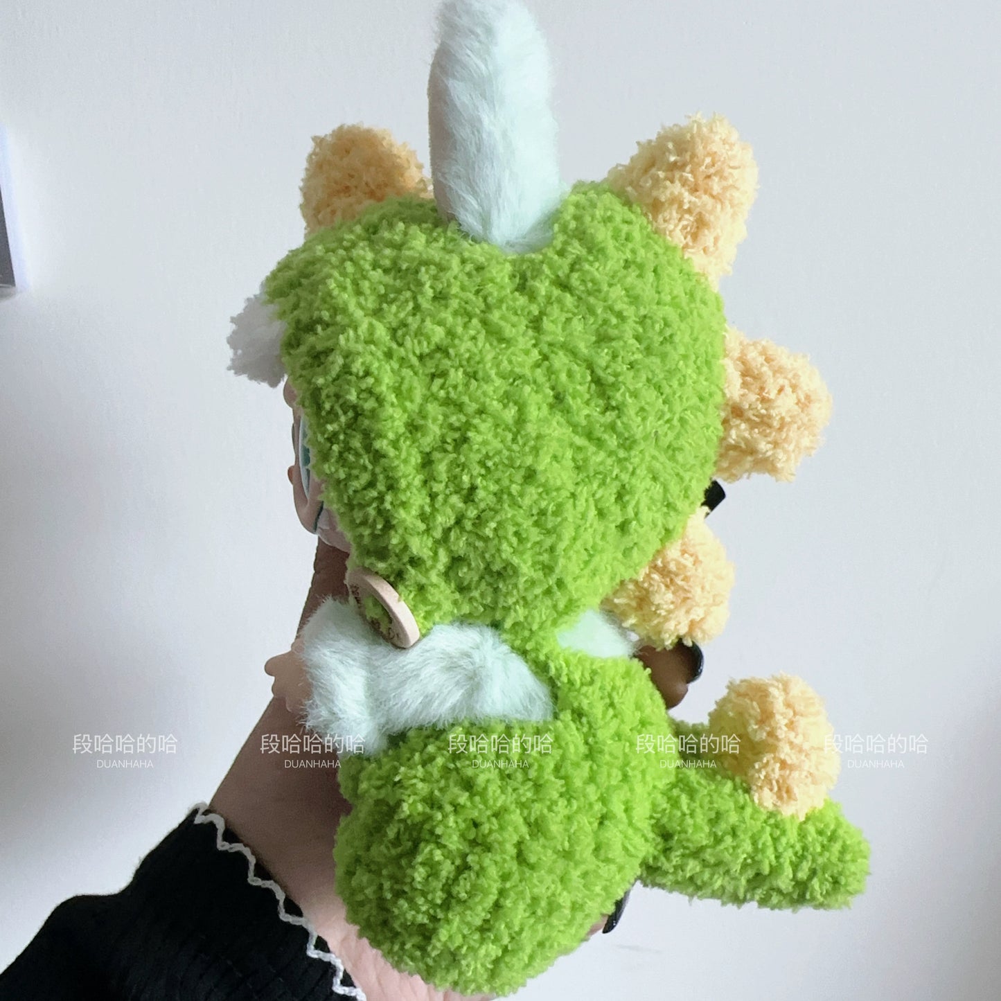 POP MART Labubu Doll Clothes - Dinosaur Costume Set for Sitting/Standing Gen 1/2/3 Vinyl Figures 17cm (No Doll Included)