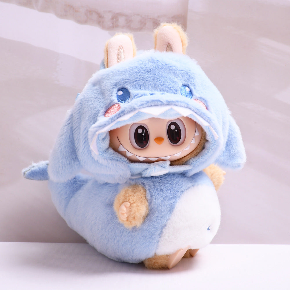 17cm Labubu Gen 2 Sitting Party Casual Set | Doll Clothes for Keychain Charms | Clothes Only