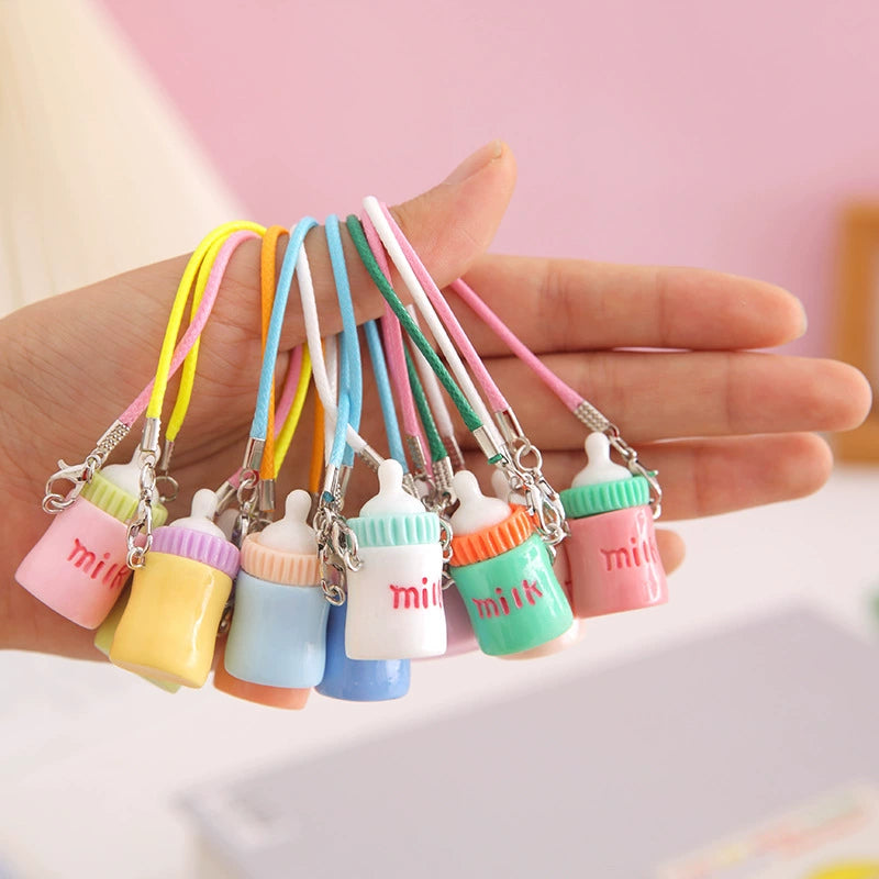 Mini Thermos Keychain - Cute Simulation Cup Pendant for DIY Backpack Room Decor
