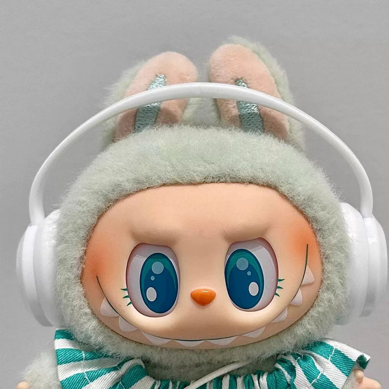 Mini LABUBU Phone Strap - Kawaii Vinyl Toy Pendant for Keychains & Bags