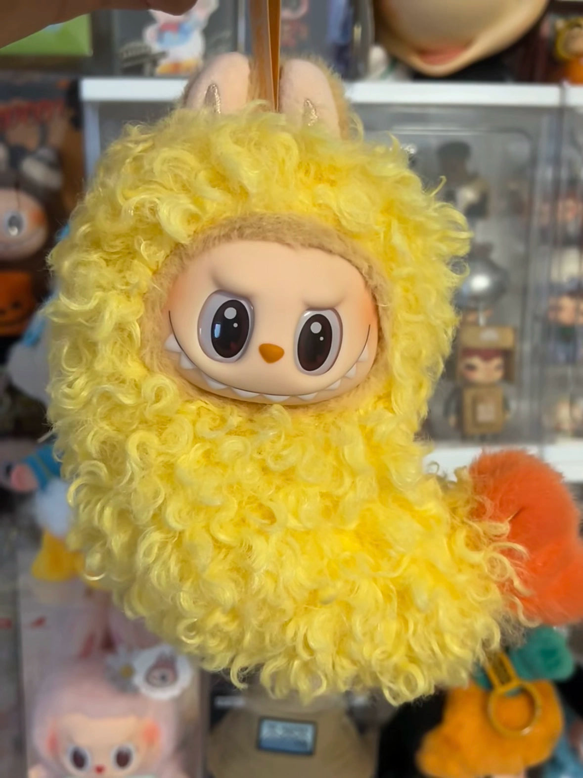 17cm Labubu Tempura Shrimp Outfit - Series 1 Standing Vinyl Keychain Change Costume