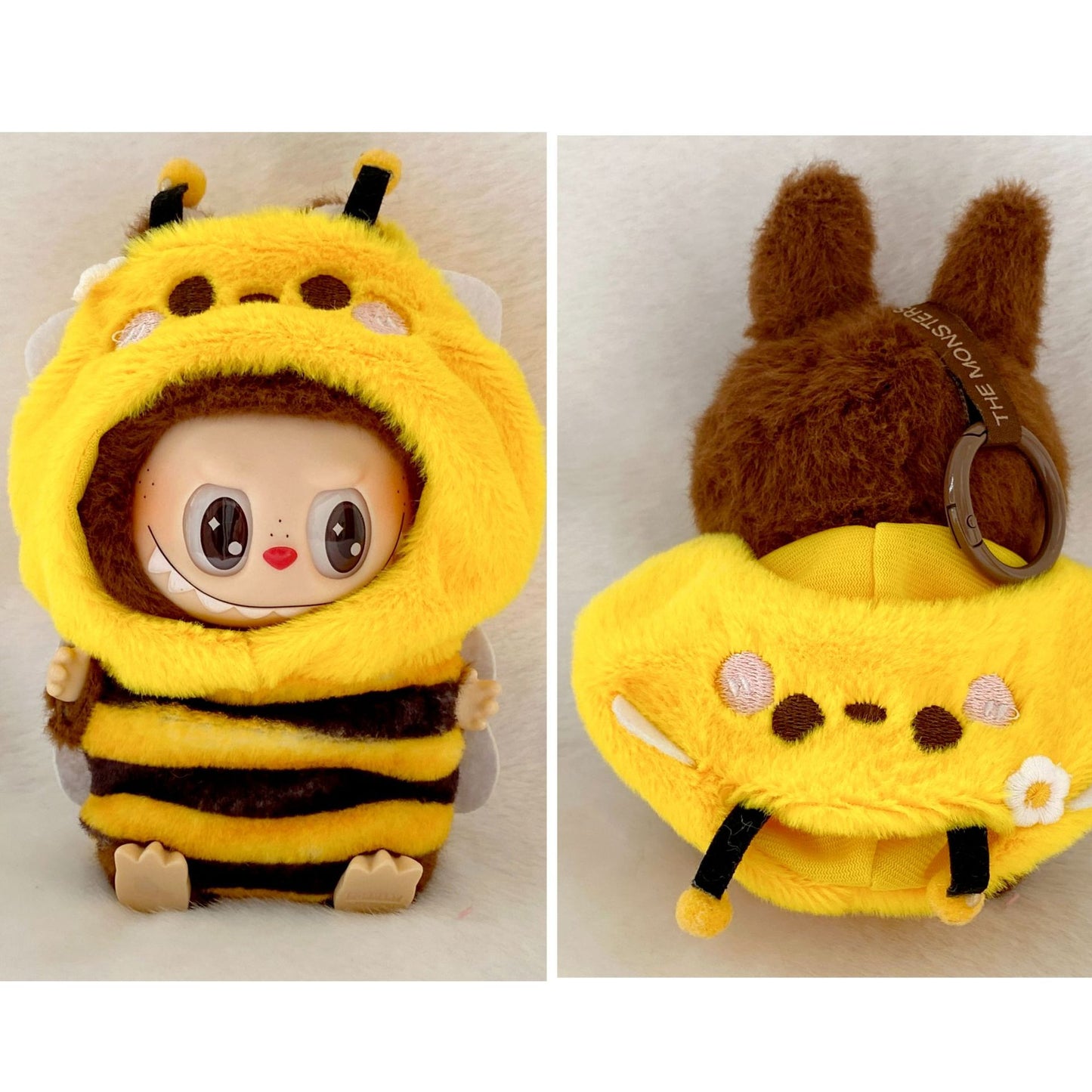 Labubu Series 1/2/3 Sitting Party Outfit - Cute Keychain Clothes for Vinyl Doll Change