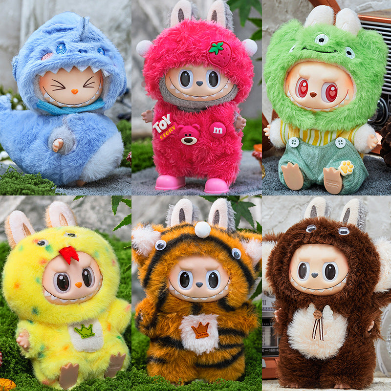 Labubu Sitting Party Doll Clothes | 1st-3rd Gen Plush Accessories | Replacement Outfits for Labubu Figurines