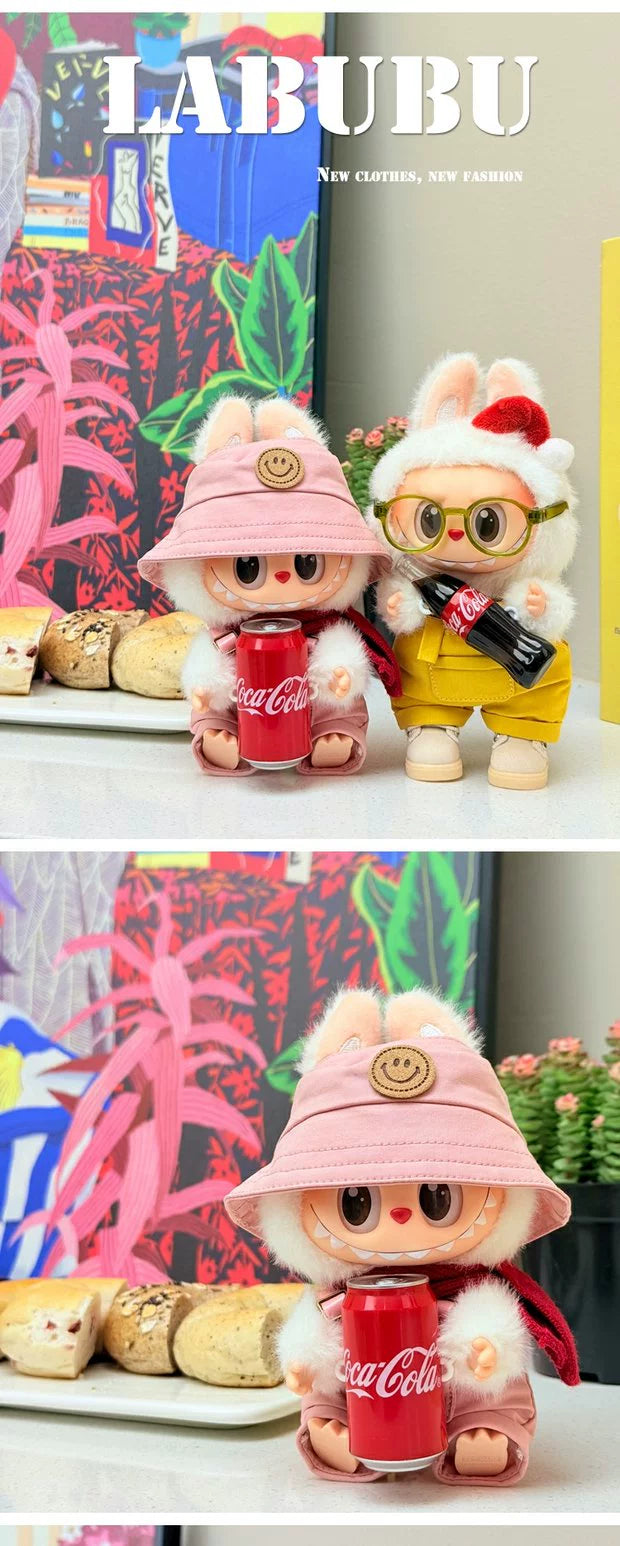 Labubu Series 2 Blind Box Outfit - Vinyl Face Keychain Clothes for Sitting Party Doll