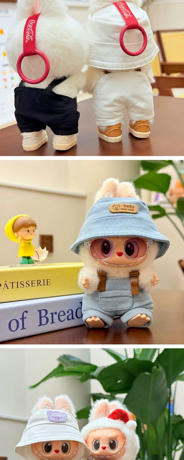 Labubu Series 2 Blind Box Outfit - Vinyl Face Keychain Clothes for Sitting Party Doll