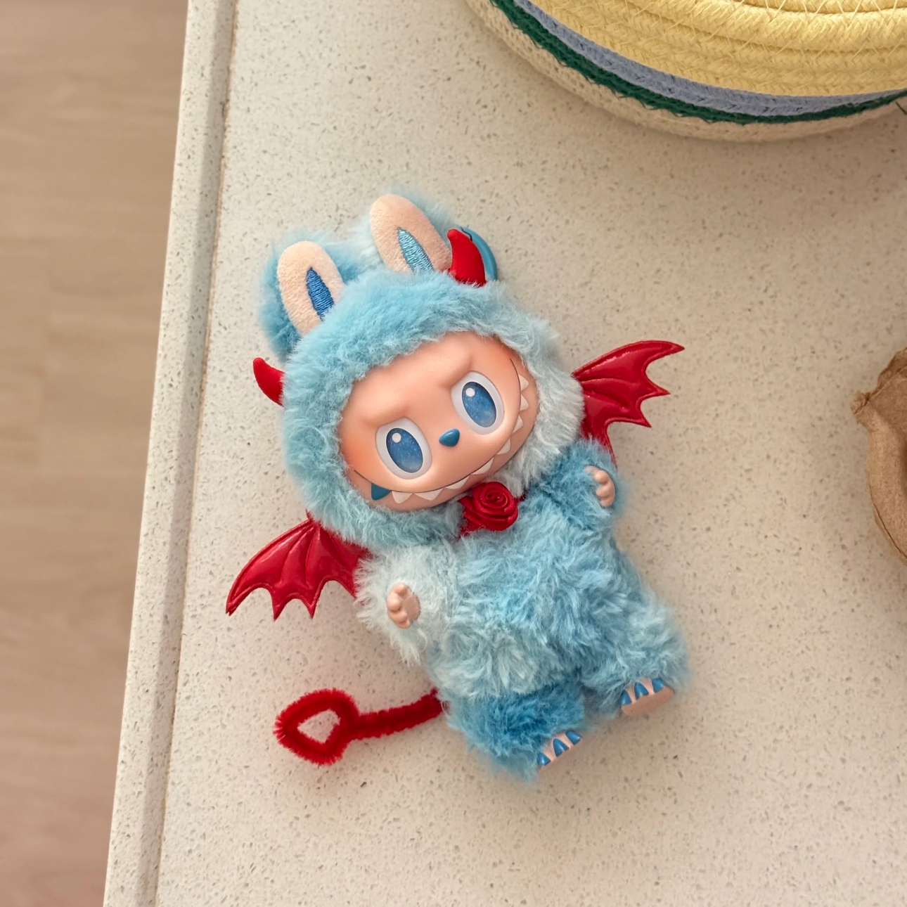 Labubu Macaron Devil Outfit - High Energy Costume for Series 1/2/3 Sitting Vinyl Doll
