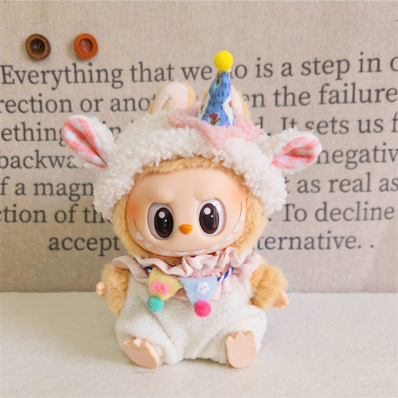 Labubu Clothes Only | Bee & Lamb Doll Outfit Set | Replacement Wear for Labubu Keychain Charms