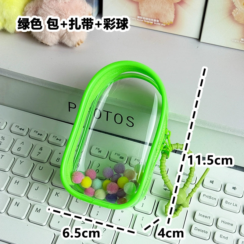 Labubu 4.0 Heart Code Thick Case - Enhanced Carrier for Plush & Vinyl Keychain