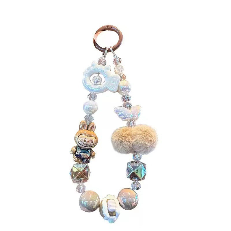 LABUBU Handmade Beaded Lanyard - Trendy Gift for Collectors