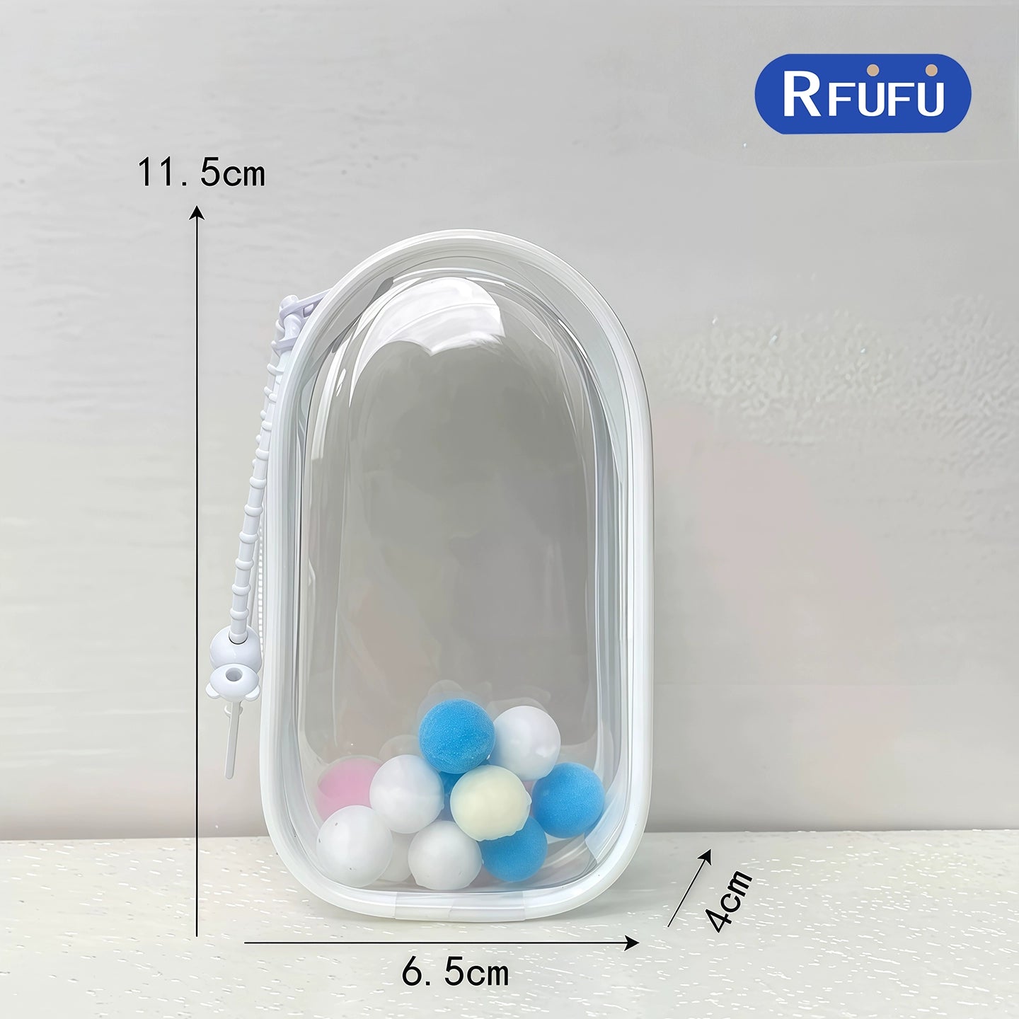 POP MART Labubu 4.0 Pin For Love Crystal-Clear Protective Display Case