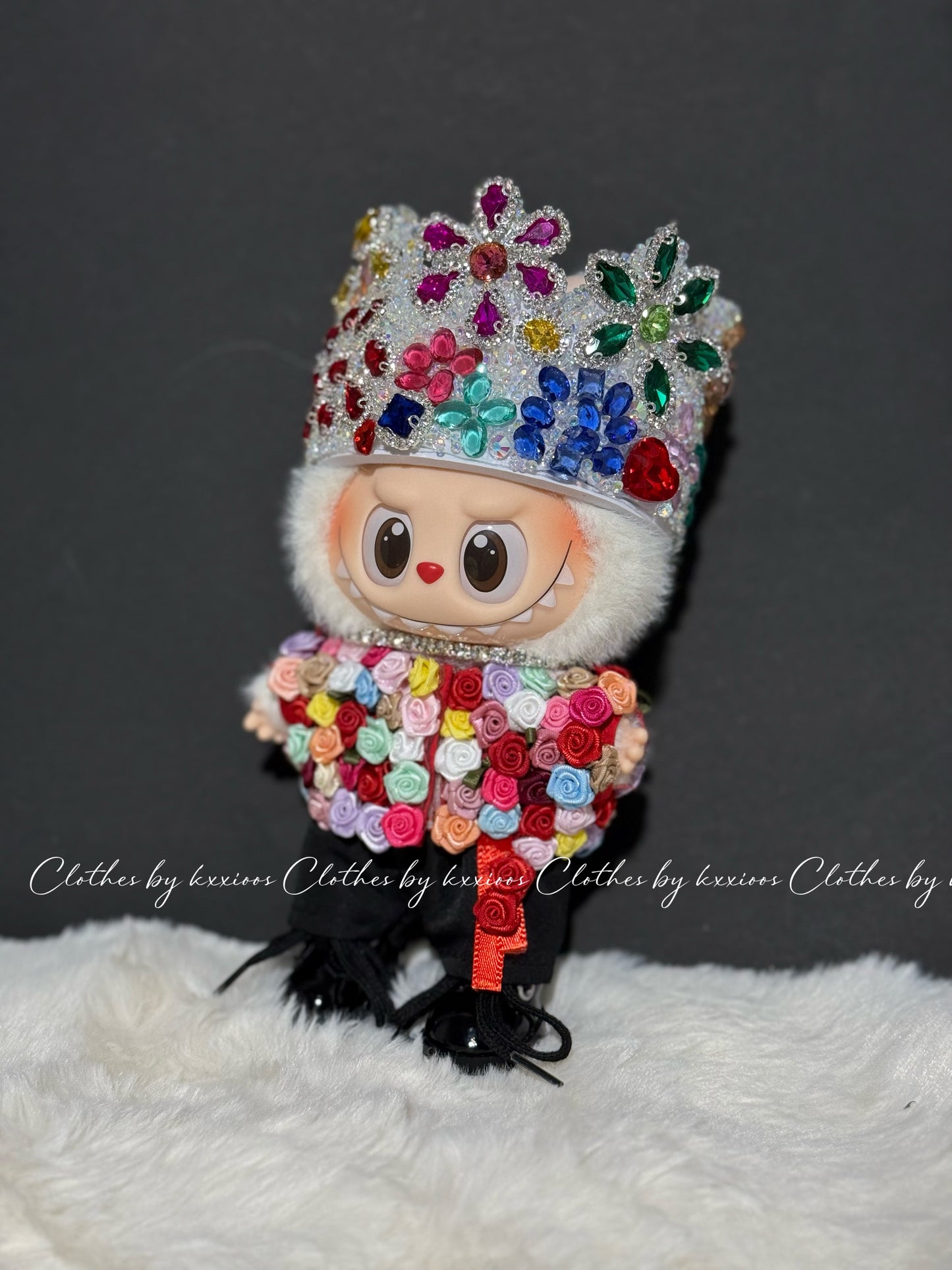 Pop Mart Labubu x G-Dragon High-End Custom Collection | 17cm Vinyl Keychain Outfits for Gen 1-3