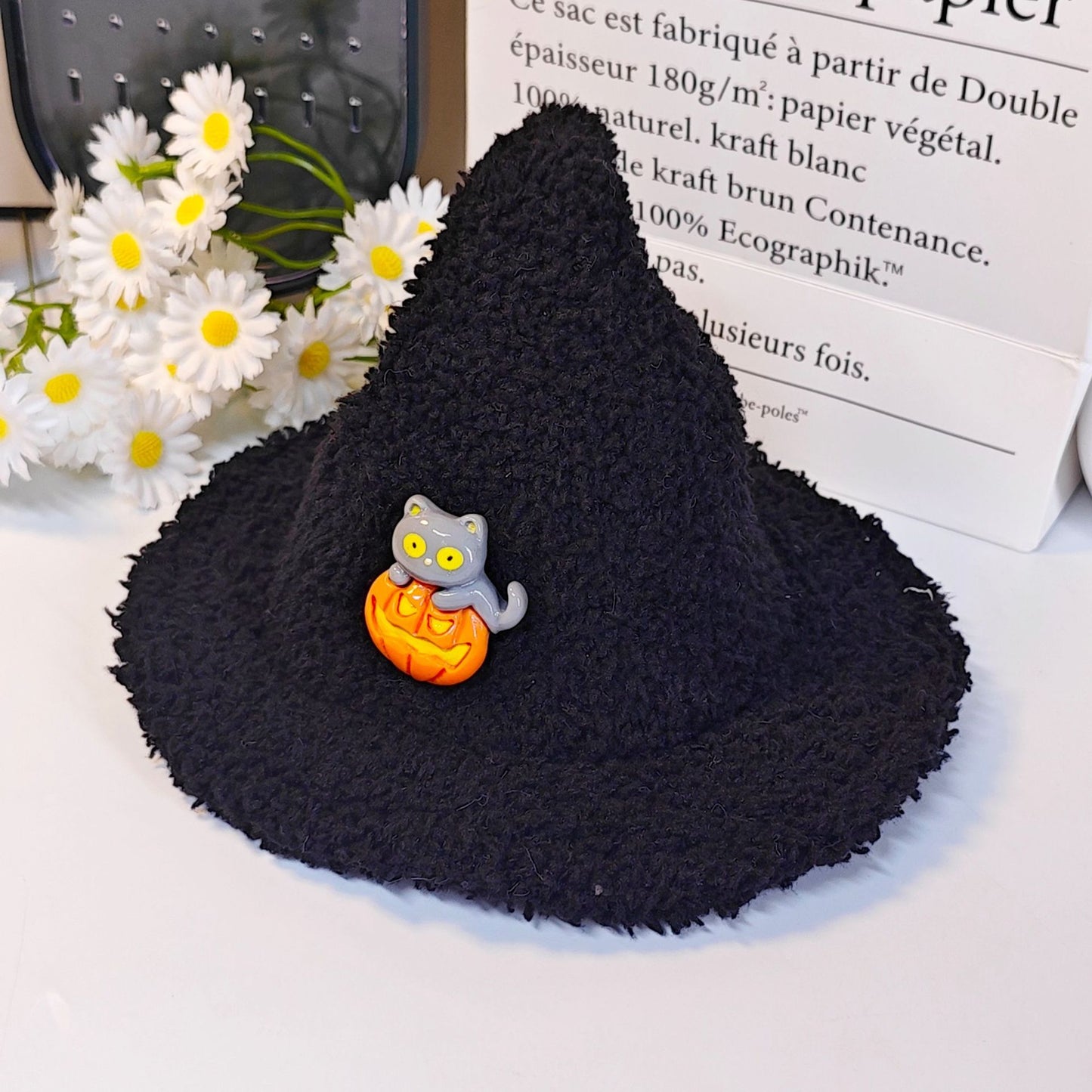 Labubu Halloween Pumpkin Outfit - Plush & Vinyl Doll Costume for Sitting Party Series