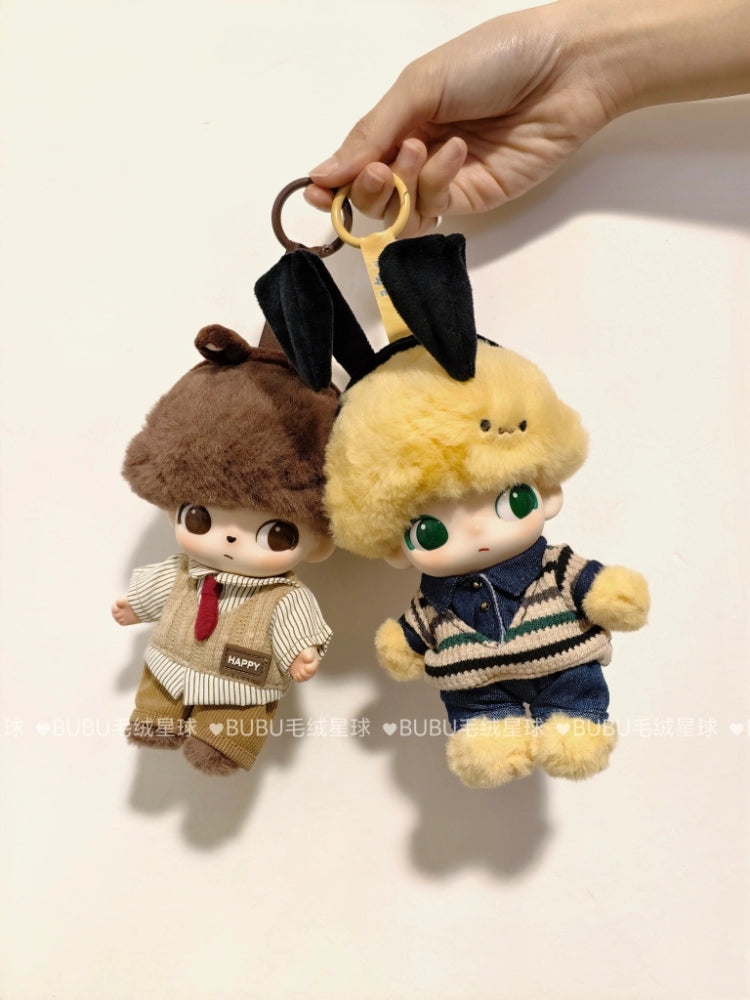 DIMOO World x Chip'n'Dale Outfit - Acorn-Themed Knit Set for 10cm Vinyl Dolls