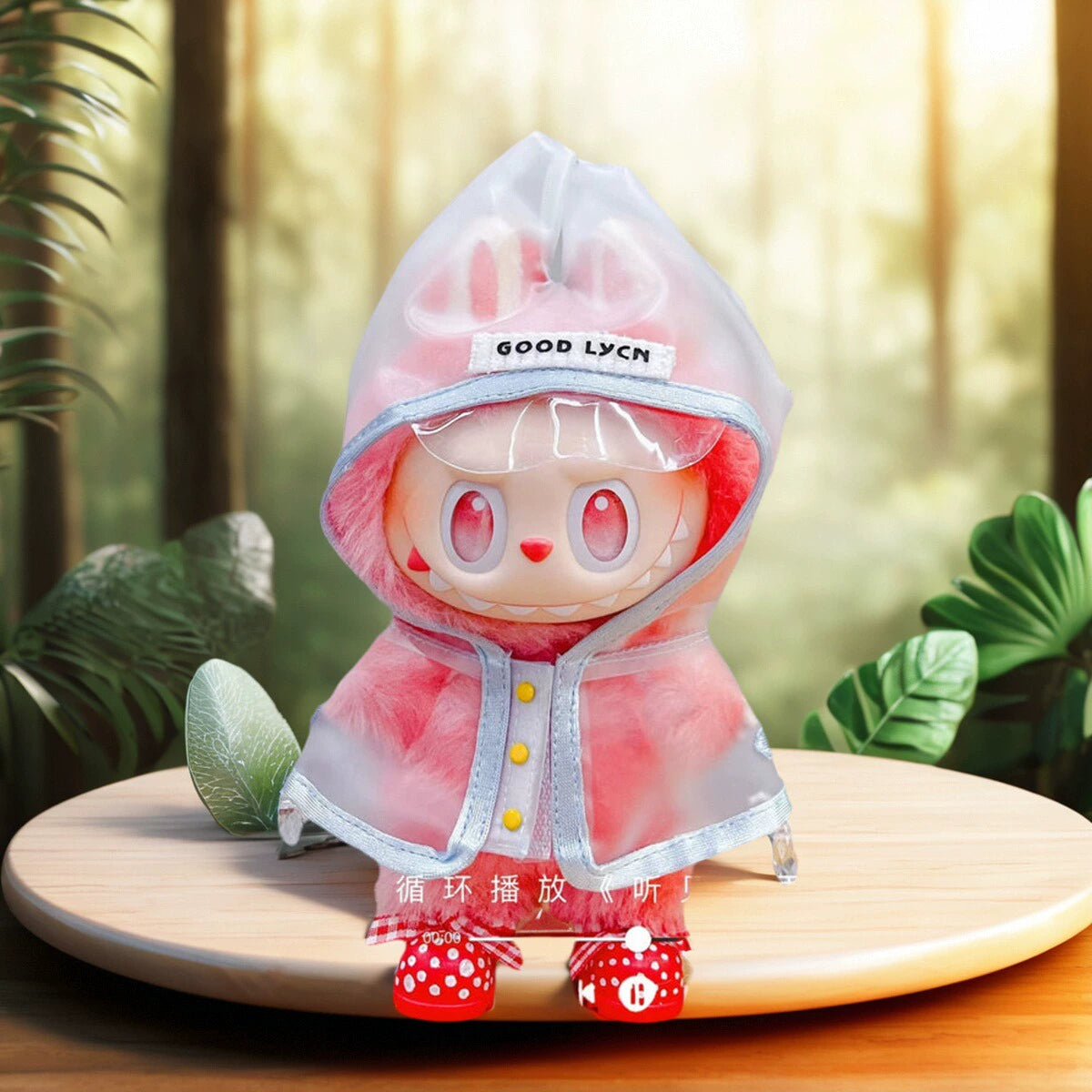 NEW Labubu 10cm Raincoat - Outfit Fits Gen1/2/3 Plush Doll (No Doll)
