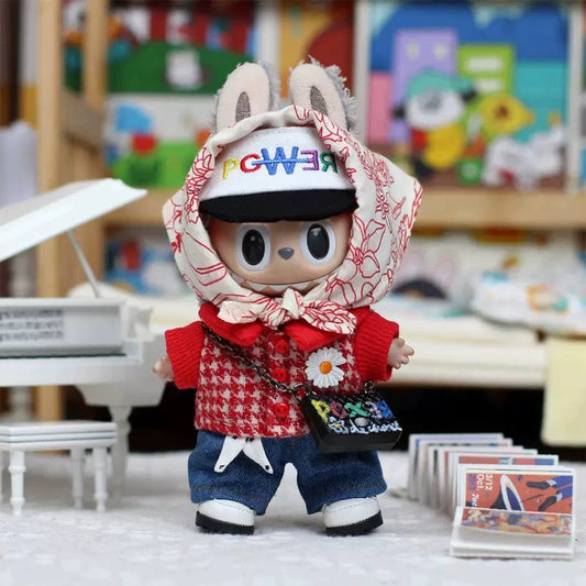 POP MART Labubu Doll Clothes Set for Gen 1/2/3 Vinyl Figures 17cm (No Doll Included) | Keychain-Compatible Outfit
