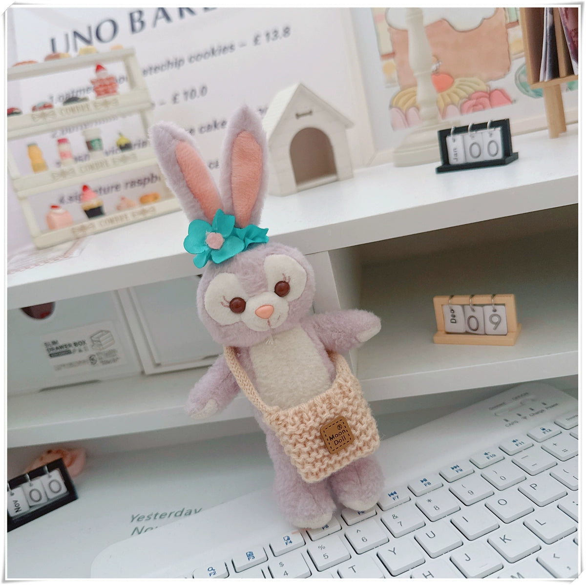 Labubu LinaBell StellaLou Outfit - Ice Cream Overalls Change Clothes for Keychain Doll
