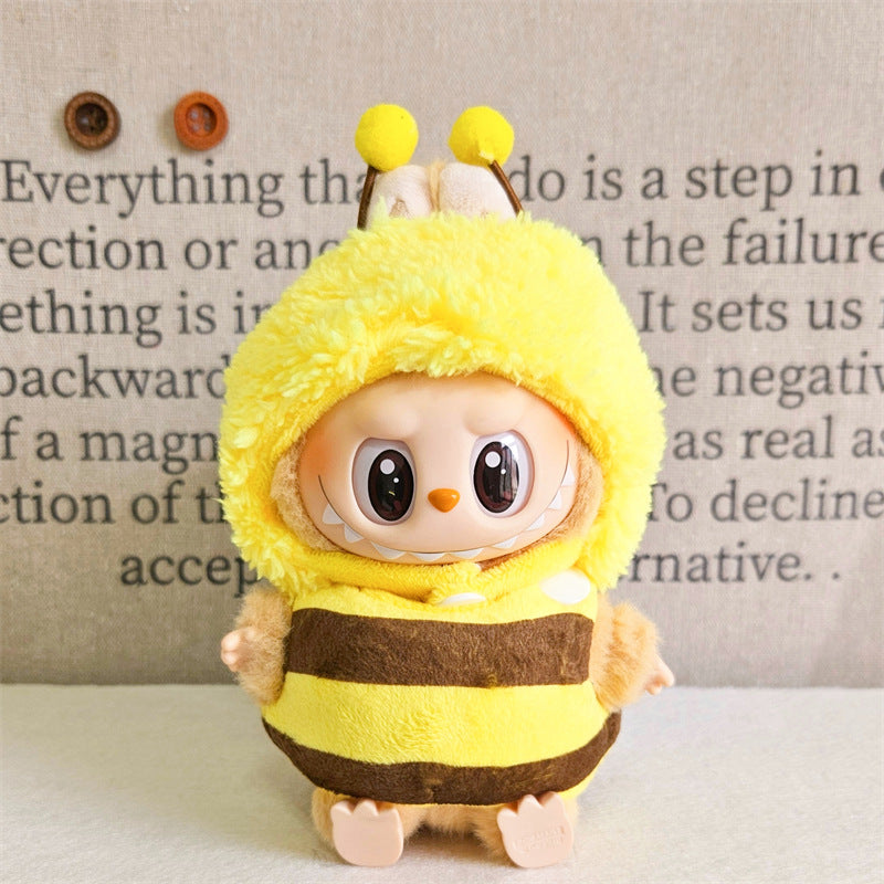 Labubu Clothes Only | Bee & Lamb Doll Outfit Set | Replacement Wear for Labubu Keychain Charms