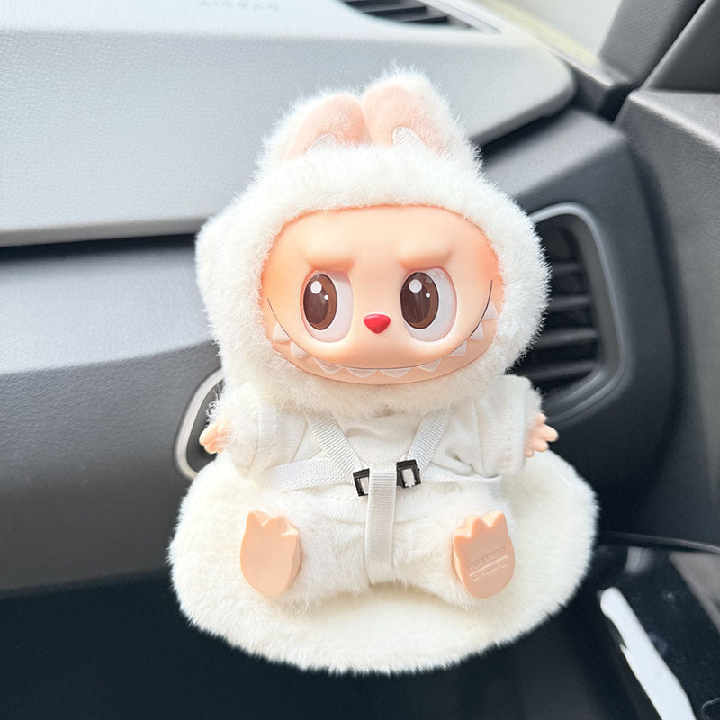 LABUBU Safety Seat | Charm Accessory for Car & Sofa | Aromatherapy Ornament Decor