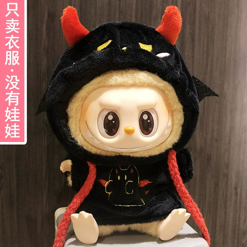 Labubu Outfit Set - Vinyl Doll Clothes & Accessories for Blind Box Keychain Figures