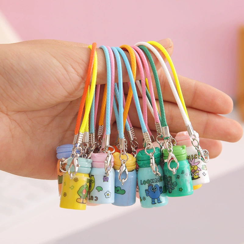 Mini Thermos Keychain - Cute Simulation Cup Pendant for DIY Backpack Room Decor
