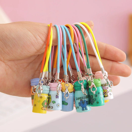 Mini Thermos Keychain - Cute Simulation Cup Pendant for DIY Backpack Room Decor