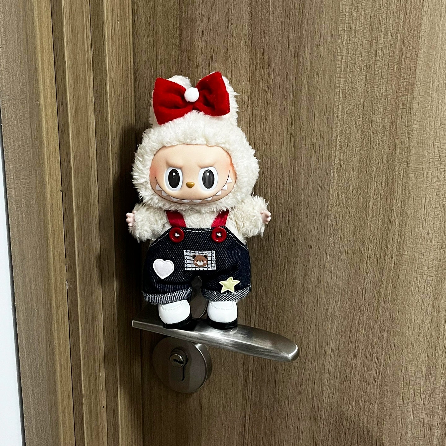 Bear Outfit for 17cm La Boo Boo Blind Box Doll Change Clothes