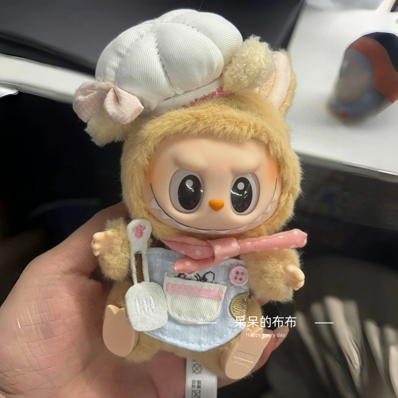 POP MART Labubu Doll Clothes - Cute Little Chef Outfit Set for Gen 1/2/3 15cm Figures (No Doll Included) | Cartoon Cook Costume