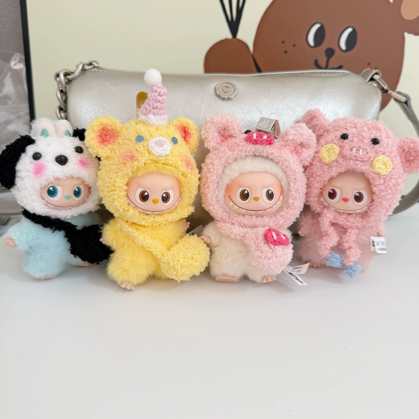 Labubu 4th Gen Doll Clothing & Handmade Headpiece | Mini Keychain for LABUBU 4.0
