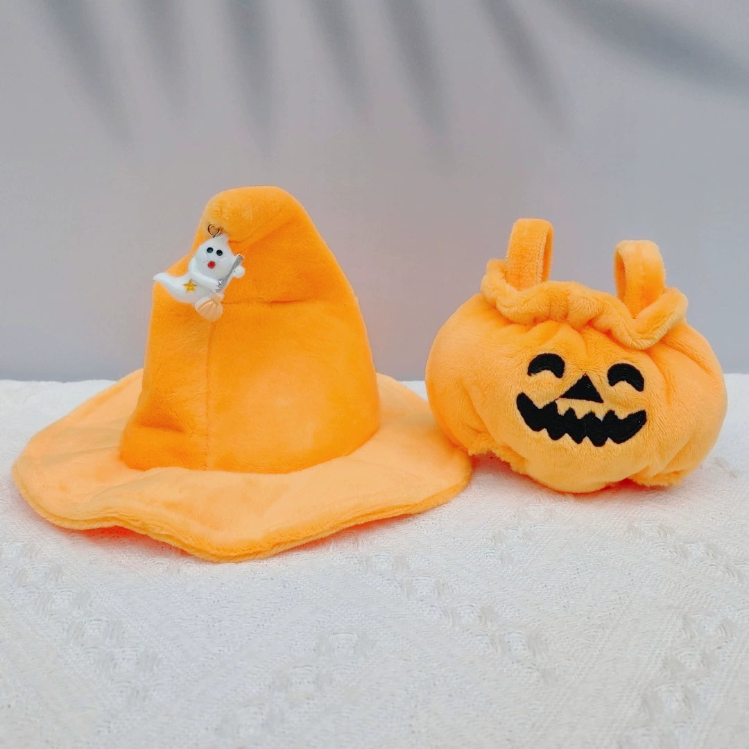 Labubu Doll Clothes | Halloween Pumpkin & Christmas Festive Outfits for Vinyl Dolls (Holiday Costume Change)