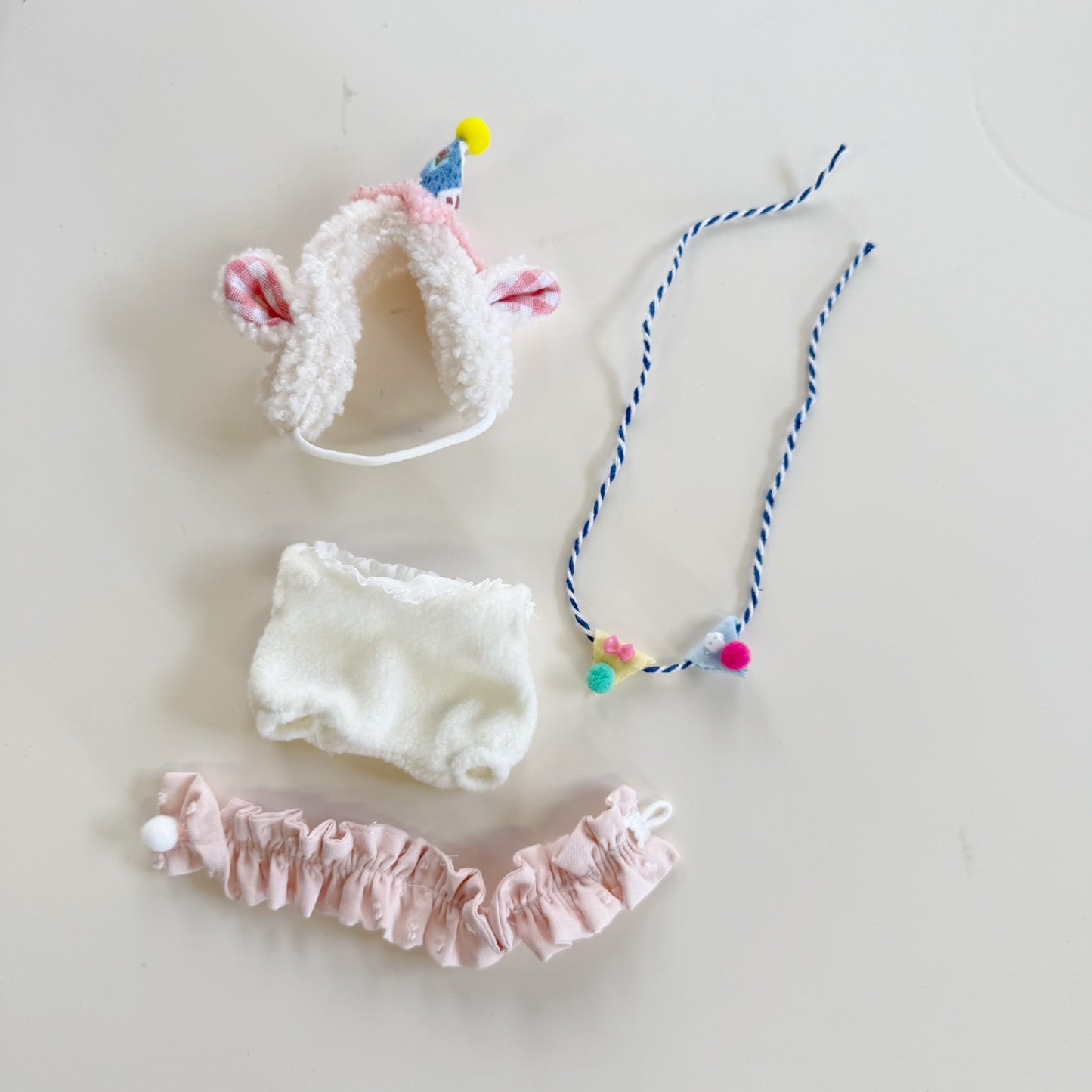 CRYBABY Tears Factory Lamb Set | Clothes Only for Vinyl-Faced Plush Blind Box Dolls