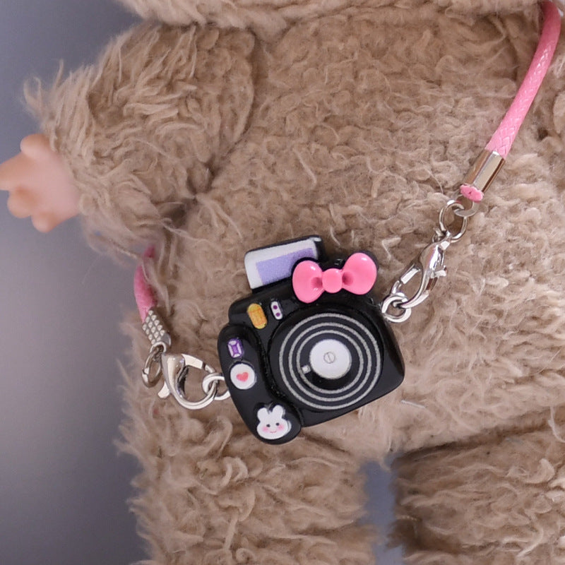 Labubu Series 2 Sitting Party Overalls Set - Halloween Outfit for Keychain Doll Clothes