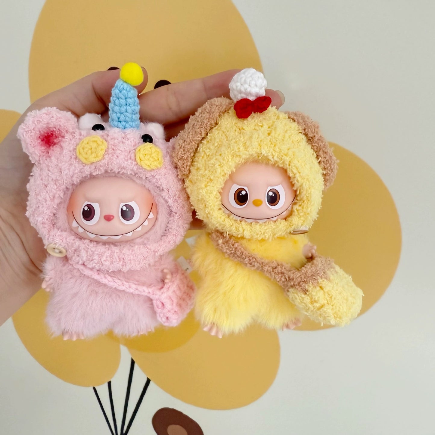 Labubu 4th Gen Doll Clothing & Handmade Headpiece | Mini Keychain for LABUBU 4.0