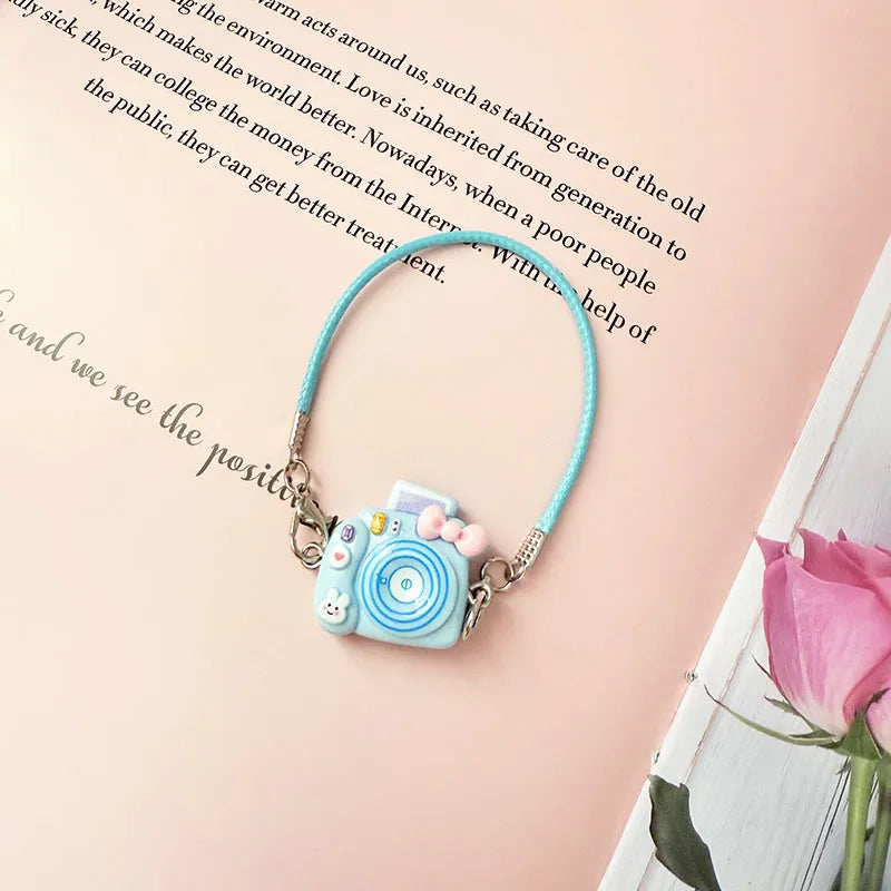 17cm Labubu Series 1/2/3 Bag Set - Camera & Bottle Pendant for Blind Box Keychain Doll