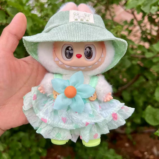 POP MART Labubu Doll Clothes Set for Gen 1/2/3 Vinyl Figures 17cm (No Doll Included) | Keychain-Compatible Outfit