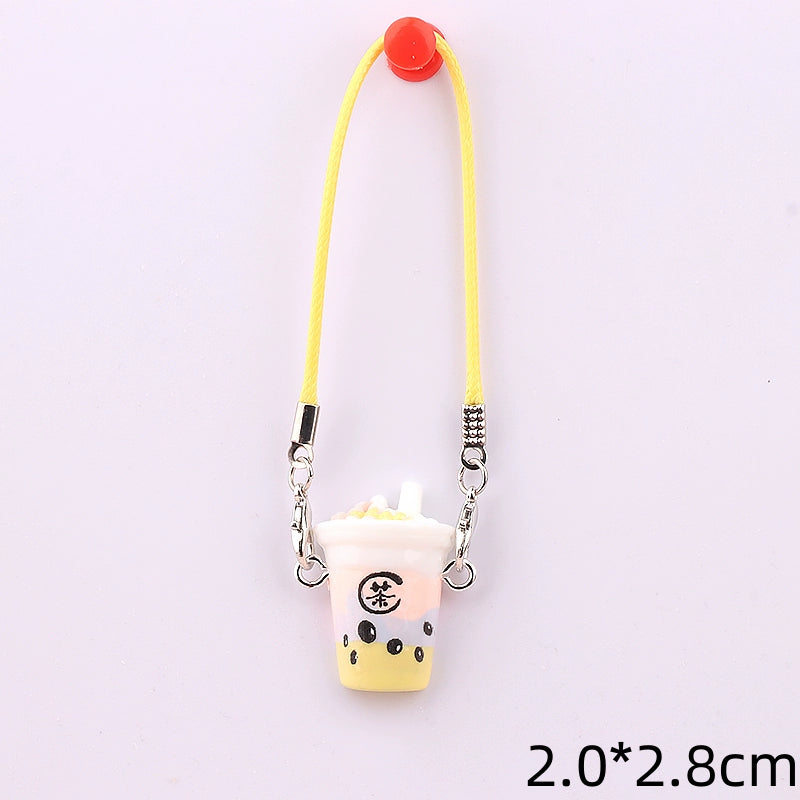 Dollhouse Miniature Bubble Tea Cup Model | DIY Pendant, Scene Accessory for OB11 Dolls