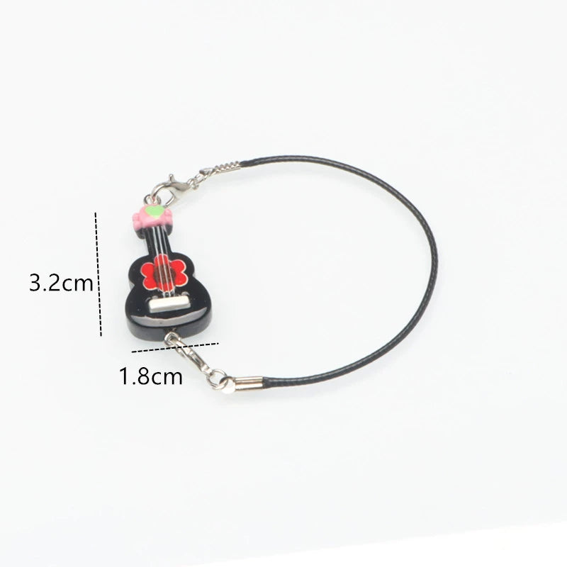 Dollhouse Miniature Realistic Guitar Model | Scene Accessory, Miniature Toy Bell DIY Pendant