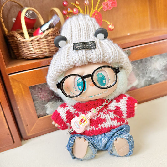 [Clothes Only] Gen 1-2 Labubu Sitting Party Doll Outfit Set – Adorable skirts, headgear, and accessories for your Labubu sitting dolls!