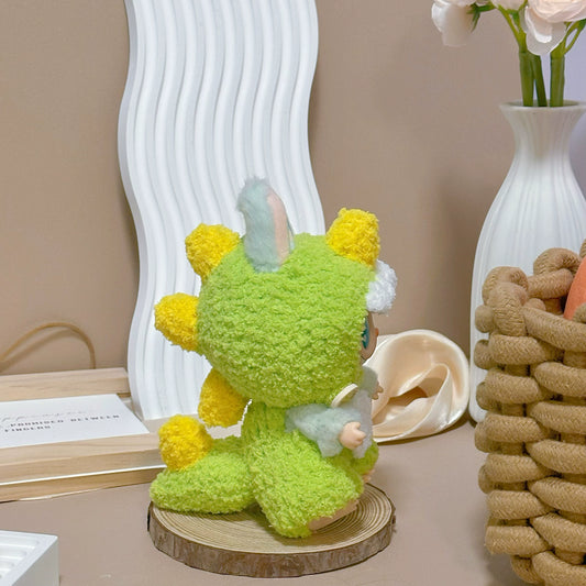 POP MART Labubu Doll Clothes - Dinosaur Costume Set for Sitting/Standing Gen 1/2/3 Vinyl Figures 17cm (No Doll Included)