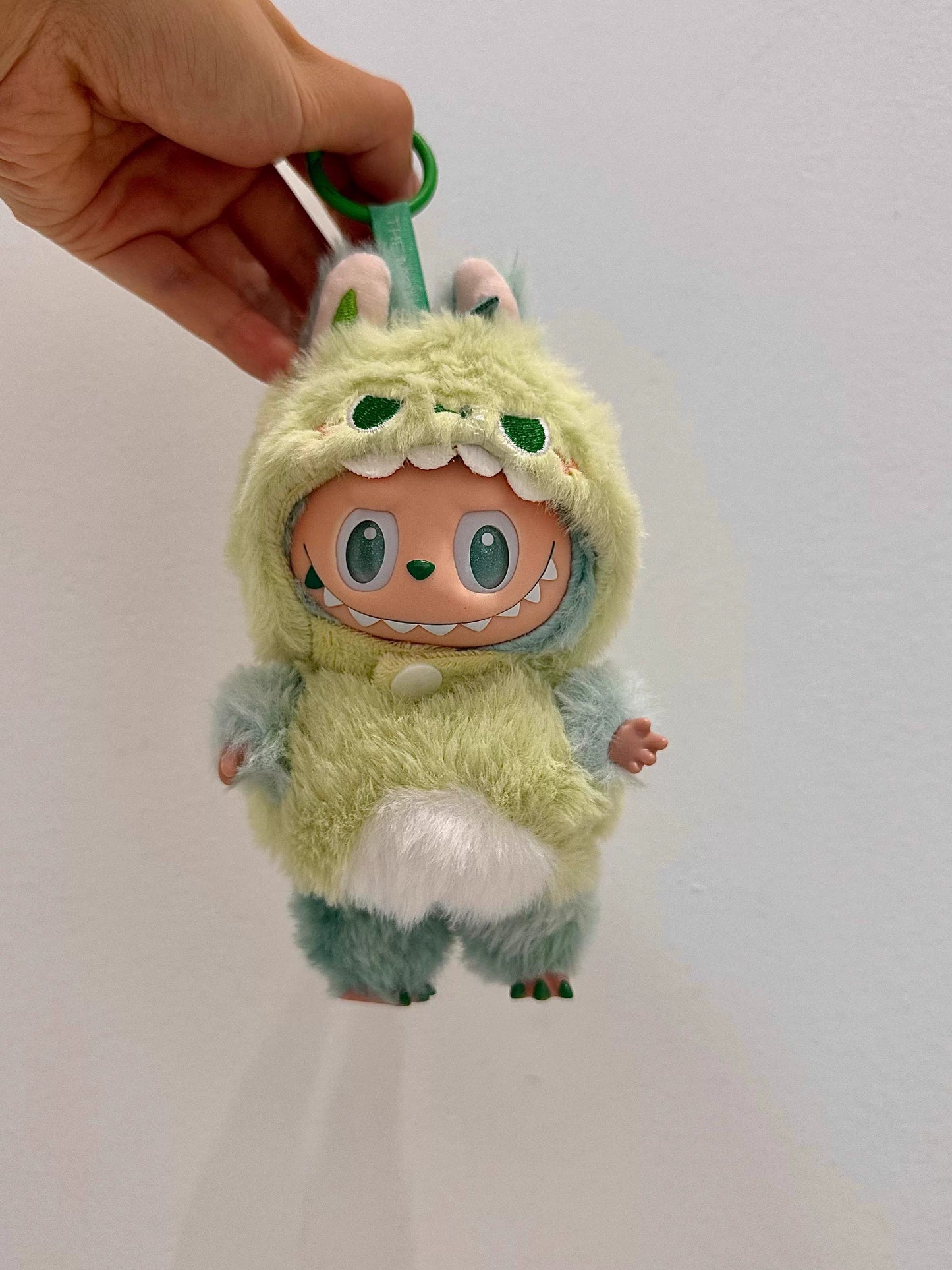 Labubu Generation 3.0 'Big into Energy' Series Green 3D Dinosaur Outfit - Complete Costume for Vinyl Figures, Compatible with 1st/2nd/3rd Gen Dolls