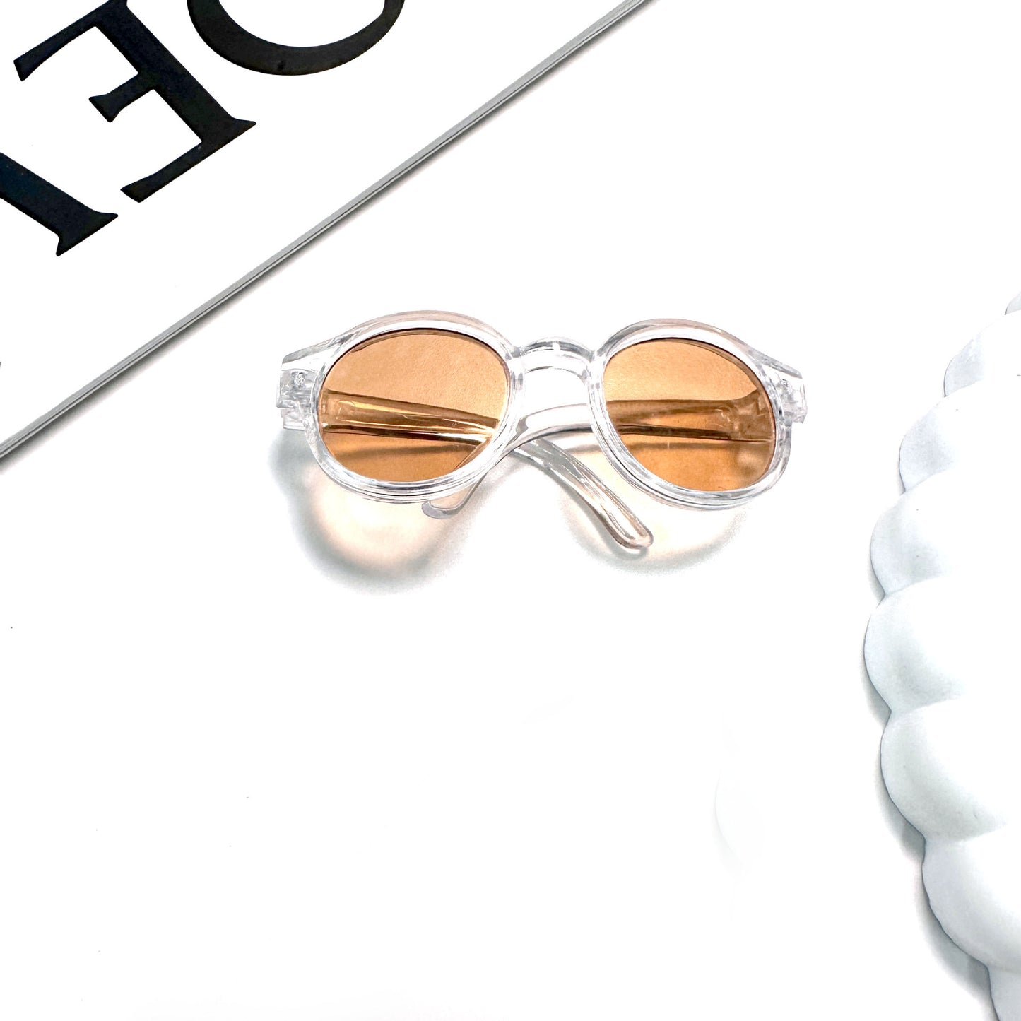 Labubu 17cm & 6.5cm Cotton Doll Glasses | Mini Changeable Acrylic Lens Eyewear Accessories