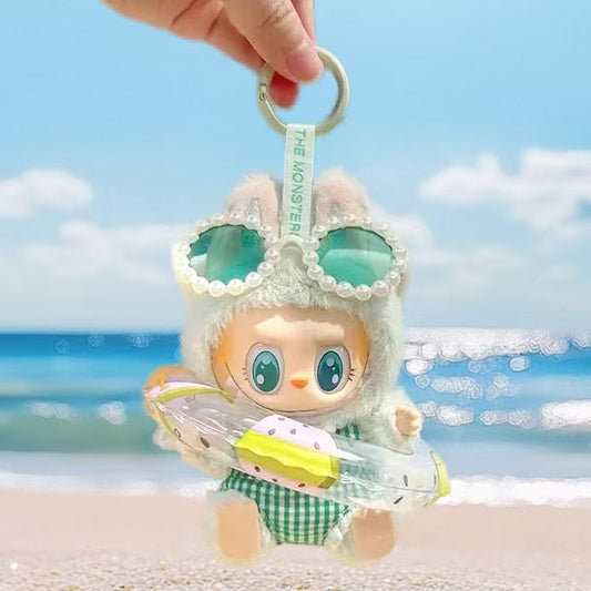 17cm Labubu Dopamine Swimsuit - Summer Outfit for Series 1/2/3 Vinyl Doll Clothes