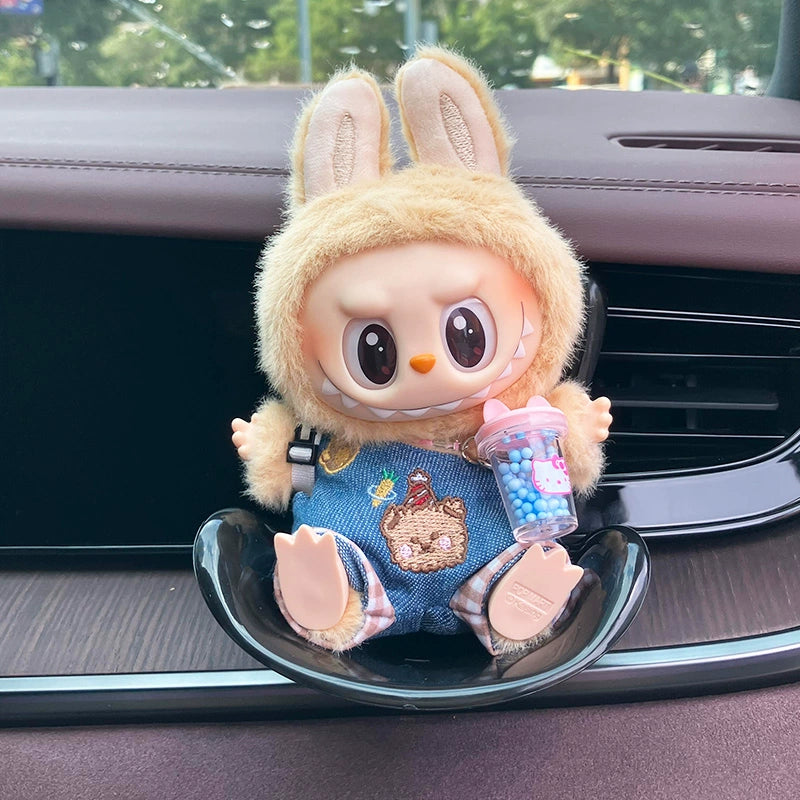 Labubu Car Ornament | Air Vent Clip, Dashboard & Safety Seat Decor – Essential In-Car Accessories