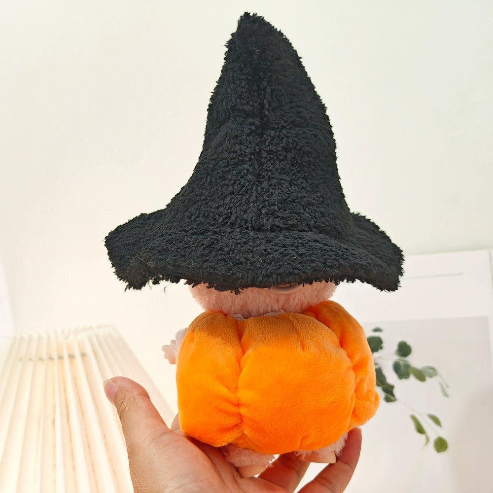 POP MART Labubu Halloween Pumpkin Outfit - Vinyl Doll Costume for Spooky Party