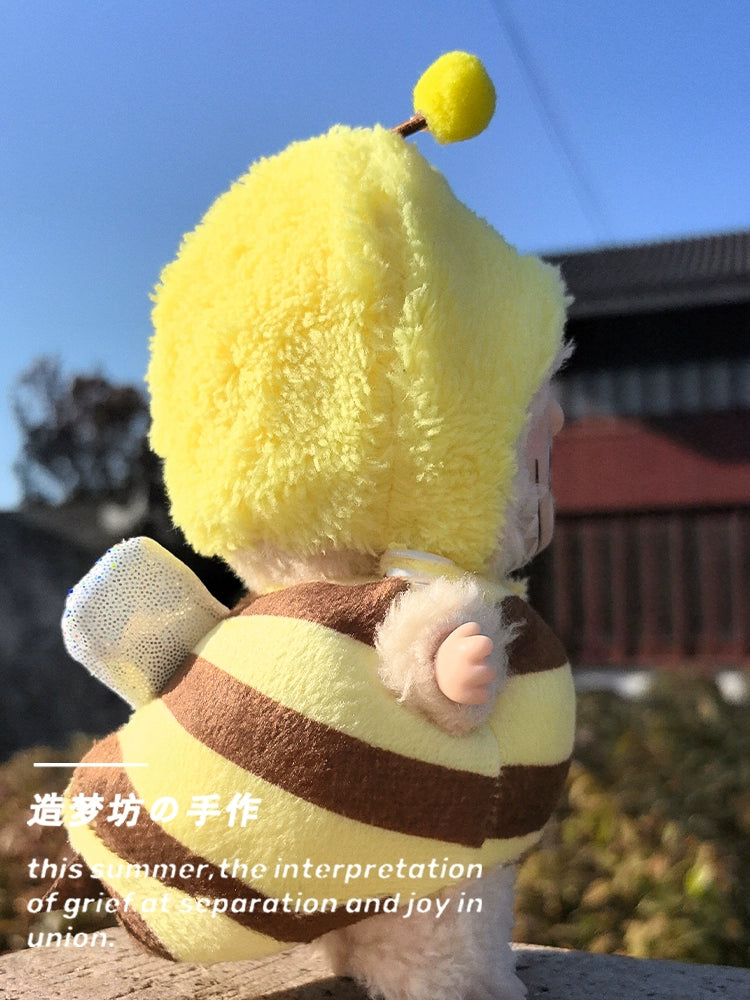 POP MART Labubu Doll Clothes - 'High Energy' Hamburger Costume for Gen 1/2/3 Vinyl Figures 17cm (No Doll Included) | Plush Keychain Outfit