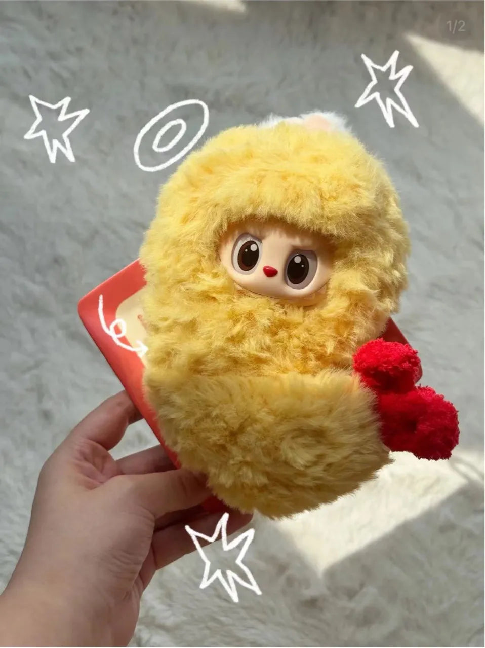 Labubu Gen 1 & 3 Trendy Doll Clothes | Fried Shrimp Outfit