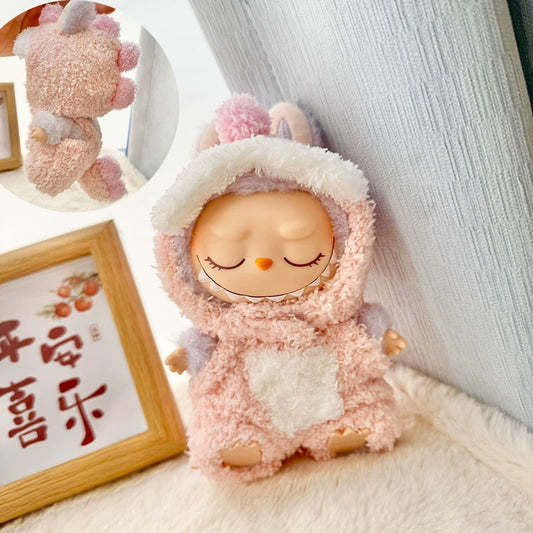 POP MART Labubu Doll Clothes Set - Animal Outfits for Gen 1/2/3 Blind Box Figures 17cm (No Doll Included) | Vinyl & Plush Keychain Costumes