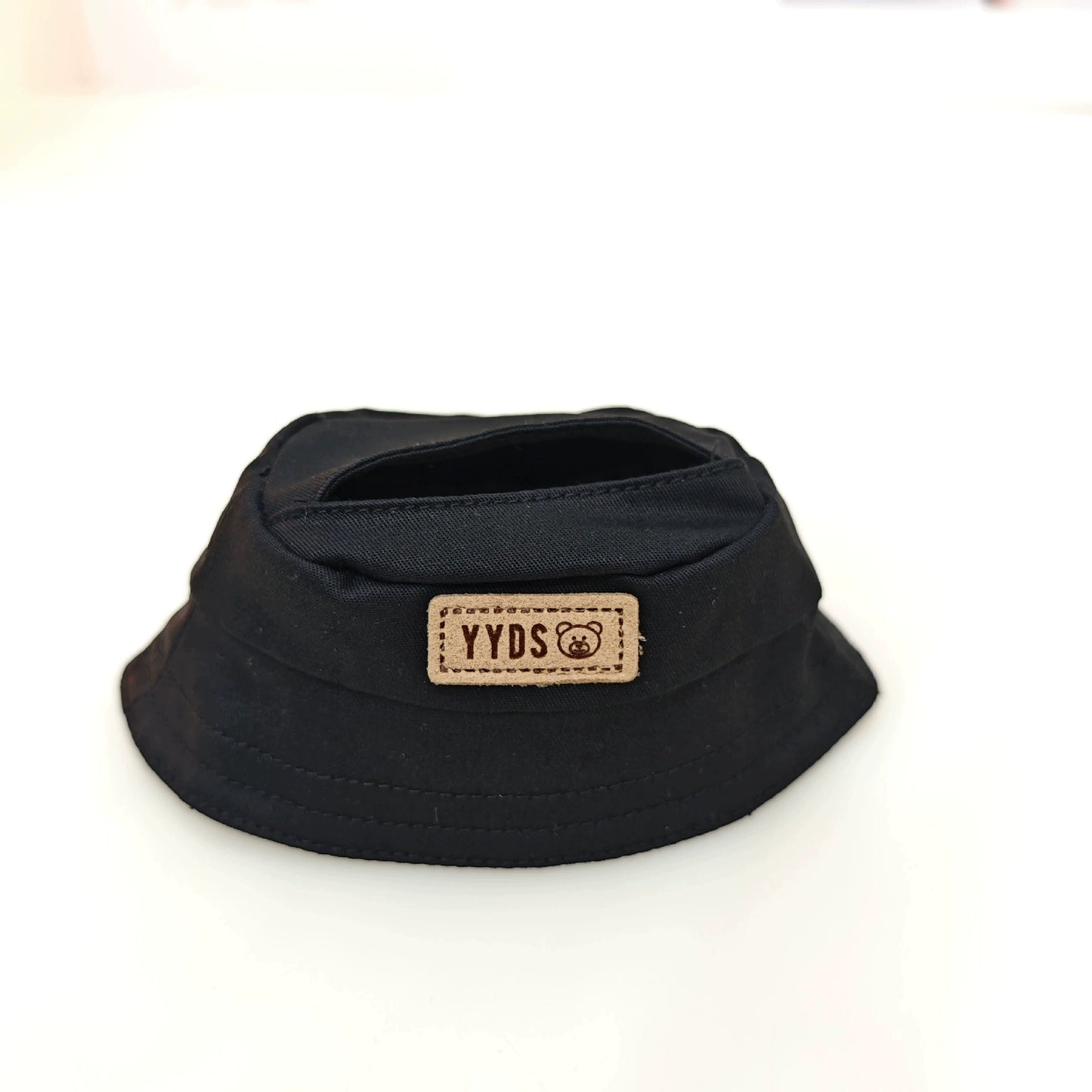 Labubu Outfit Set - Black Cool Overall & Fisherman Hat for 17cm Sitting Figures 1/2/3